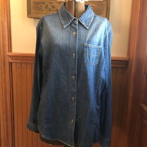 True Grit Western Pocket Denim Shirt